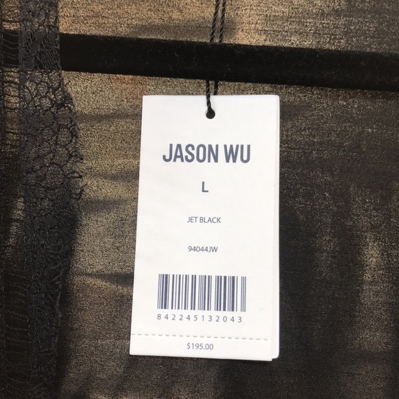 💥 Jason Wu Stretch Satin Short Robe - Picture 6 of 10